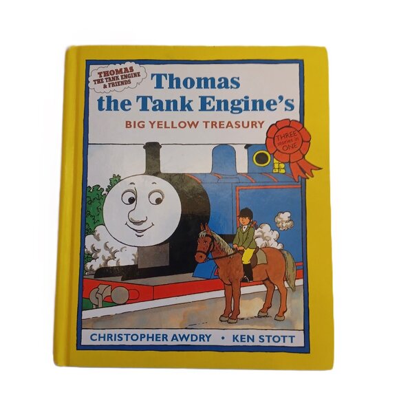 1997 Thomas the Tank Engine's Big Yellow Treasury Book - Picture 1 of 3